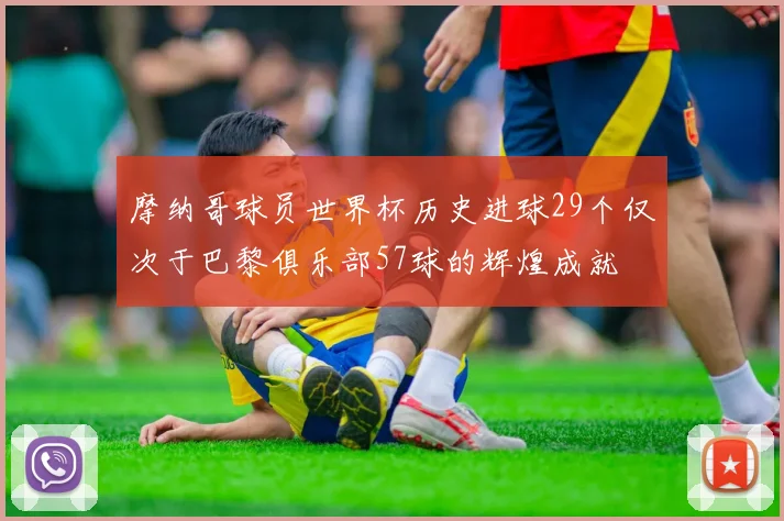 摩纳哥球员世界杯历史进球29个仅次于巴黎俱乐部57球的辉煌成就